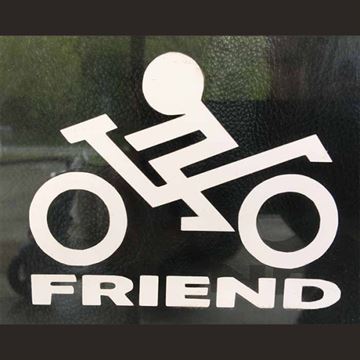Biker Friend Sticker